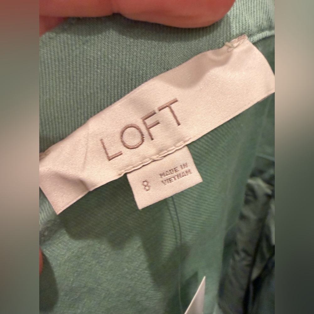 LOFT Mint Green Sleeveless Jumpsuit - Picture 3 of 6